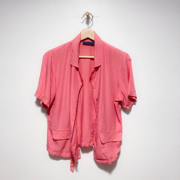 3 FOR $15 Vintage pink button down shirt - Picture 5 of 13